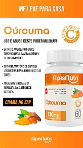 CURCUMA 500MG 60 CAPS – APIS NUTRI