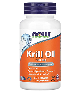 KRILL OIL 500MG - NOW FOODS