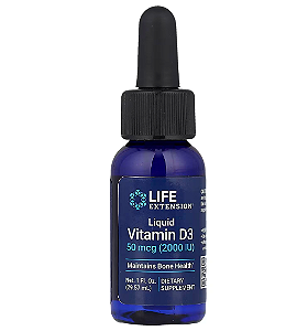 Vitamina D3 Life Extension 2000UI por gota 29ML
