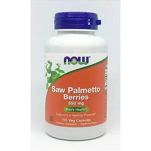 Saw Palmetto Berries 550mg 100 Cápsulas Vegetais