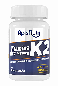Vitamina K2 MK7 149mcg 60 Comprimidos - ApisNutri