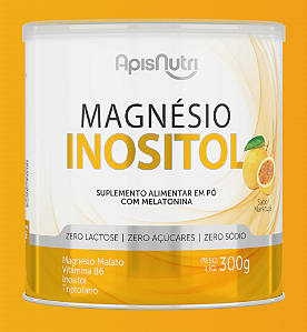 Magnésio Inositol Sabor Maracujá 300g Apisnutri