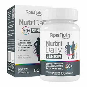 NutriDaily Polivitamínico Senior 610mg 60 Cápsulas Apisnutri