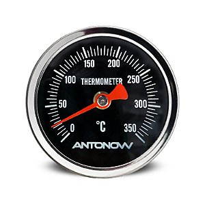 Termômetro Analógico em Inox 304 / Para Fornos / 350°C