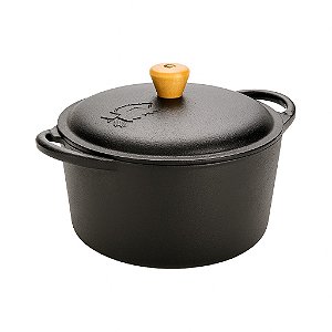Panela De Ferro / 28 cm / Tampa De Ferro / Panela Da Vovó Legítima