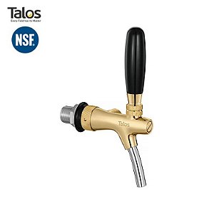 Torneira Talos® / Tipo Italiana / Dourada / Importada / Para Chopeiras e Cervejeiras
