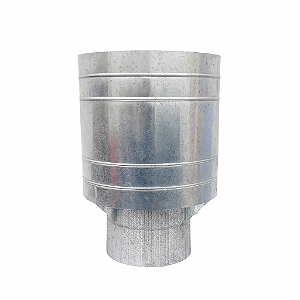 Chapéu Canhão / Para Chaminé / Ø 115 mm / Galvanizado