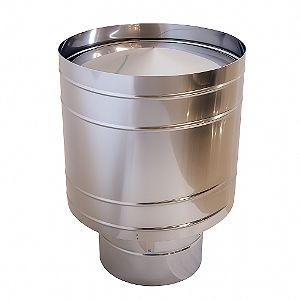 Chapéu Canhão / Para Chaminé / Ø 135 mm / Inox