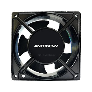 Microventilador Axial em Alumínio / 120 x 120 x 38 mm / Bivolt 110/220V / 50/60hz / Ventoinha / Cooler