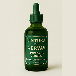 LIMPEZA INTESTINAL DE VERMES 4 ERVAS | 4 SEMANAS
