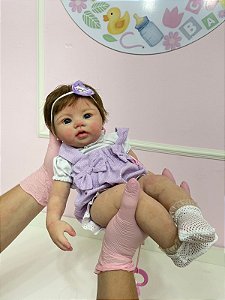 BEBÊ REBORN - SILICONE SÓLIDO