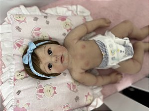 BEBÊ REBORN SILICONE SÓLIDO