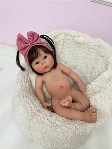 BEBÊ REBORN SILICONE SÓLIDO
