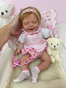 BEBÊ REBORN SILICONE SÓLIDO