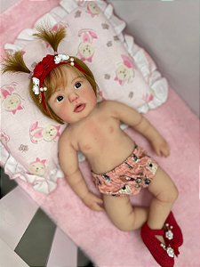 DUPLICADO - BEBÊ REBORN - SILICONE SÓLIDO