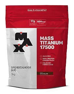 Mass Titanium 17500 Refil 3kg Chocolate - Max Titanium