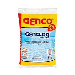 Genclor Cloro Granulado Estabilizado Genco 1Kg