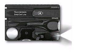 Canivete Victorinox  SwissCard Lite Preto Translucido 0.7333.t3