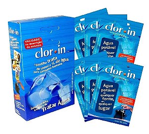 Cloro Clorin Para 1 Litro D'água Pacote com 60 Pastilhas