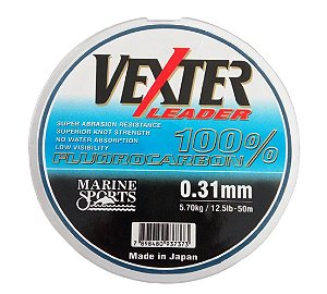 Linha Marine Sports Vexter Leader Fluorocarbon - 0.31mm