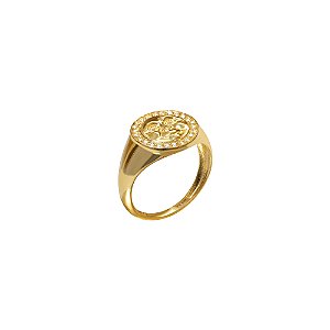 Anel Lune em Ouro 18K e Diamantes