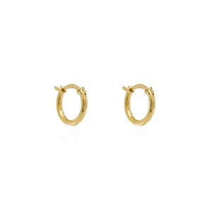 Brinco Argola Lisa Mini em Ouro 18K