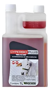 Cyperbio Pour-On 1L Aplicação Fácil e Alta Eficiência Contra Parasitas