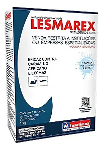 Kit 4x Lesmarex 250g – Lesmicida para Eliminar Lesmas e Caramujos