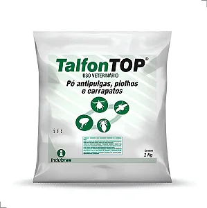 Talfon Top 1kg Controle de Pulgas Carrapatos e Piolhos