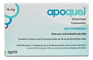 Apoquel 16mg Zoetis Tratamento Dermatite Atópica Canina