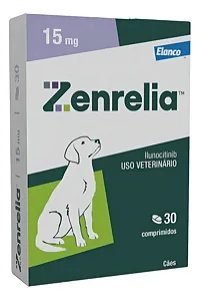 Zenrelia 15mg 30 Comp. Controle de Coceira e Dermatite em Cachorros