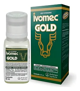 Ivomec Gold 50ml Ivermectina Injetável para Bovinos