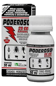 Poderoso 25 CE Fipronil Kelldrin 30ml Controle de Pragas