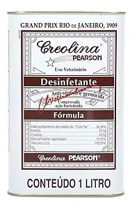 Creolina Pearson 1 Litro Germicida e Desinfetante de Galpões e Estábulos