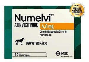 Numelvi 4,8mg MSD 90 Comprimidos para Cães de 3 a 4,3kg