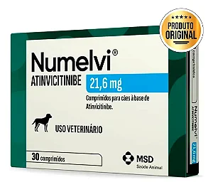 Numelvi 21,6mg 30 Comprimidos Antipulgas para Cães de 9,1 a 26,5kg