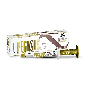 Pégasus Trio Pasta Oral 9,6g Vermífugo para Equinos
