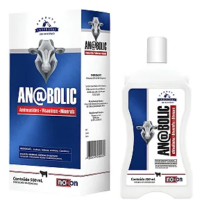 Anabolic 500ml Suplemento Vitamínico Injetável para Bovinos