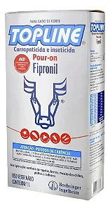 Topline Pour On 1L Boehringer Carrapaticida para Bovinos
