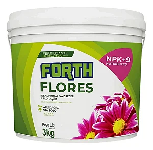 Fertilizante Forth Flores 3kg para Plantas Ornamentais