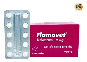 Flamavet 2,0mg Anti-inflamatório Veterinário para Cães