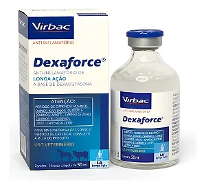 Dexaforce 50ml Anti-inflamatório Corticoide Injetável Virbac