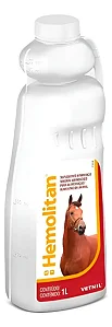 Hemolitan 1L Vetnil Suplemento Vitamínico para Equinos, Suínos e Potros