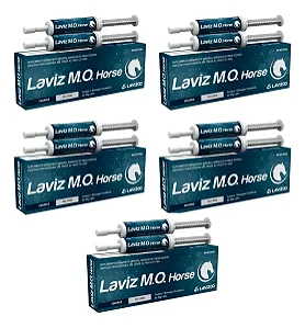 Kit 5 Laviz M.O. Horse 40g Suplemento para Equinos Lavizoo