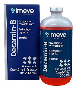 Decamin B 200ml Imeve Revigorante Injetável com Aminoácidos e Vitaminas