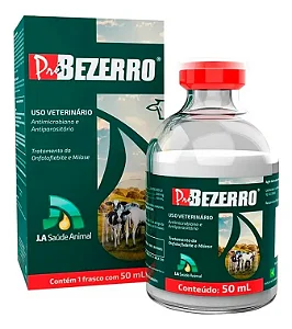 Pró Bezerro 50ml JA Saúde Animal Antimicrobiano para Bezerros Bovinos