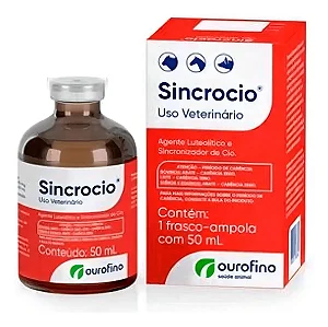 Sincrocio 50ml Ourofino Cloprostenol Bovinos Equinos Suínos Injetável