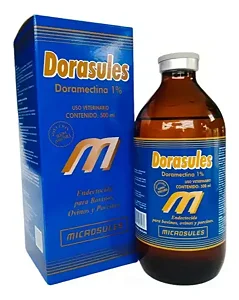 Dorasules 3,5% 500ml Microsules Doramectina Injetável Bovinos Ovinos