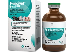 Pencivet Plus PPU Antibiótico Injetável para Bovinos e Suínos