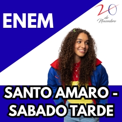 ENEM SABADO TARDE-SANTO AMARO